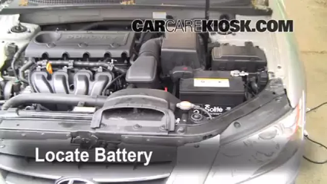 2009 Hyundai Sonata GLS 2.4L 4 Cyl. Batterie Changement